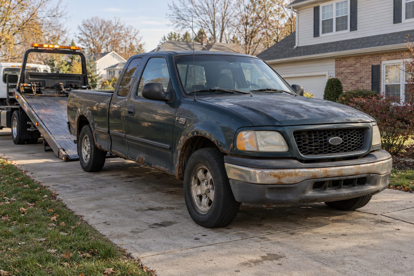 Illustrative Ford F-150 pickup scenario in Bensalem